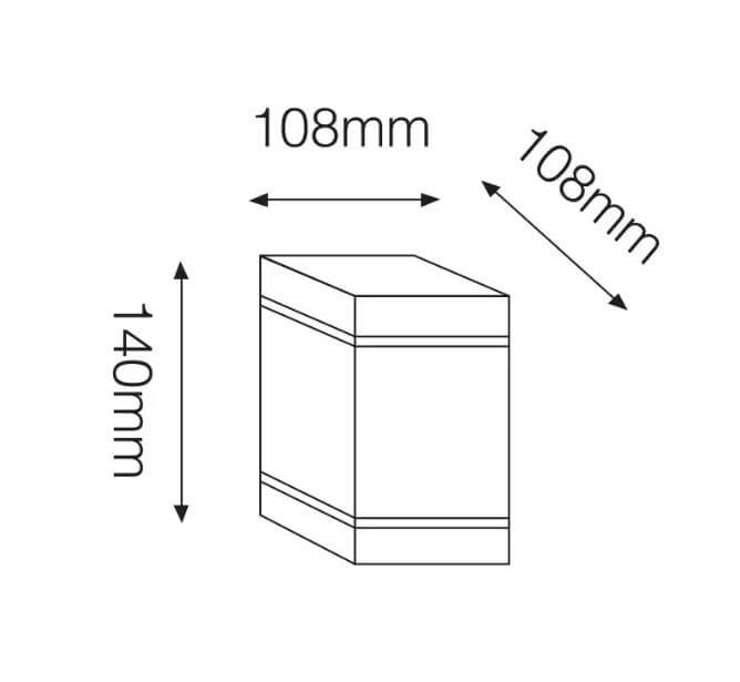 White surface mounted spot Sigma for outside KS Verlichting 8714732686501