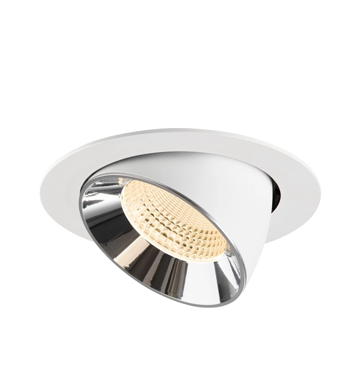 Recessed spotlight Numinos Gimble XL white/chrome 2700K - 55deg SLV 4024163308731