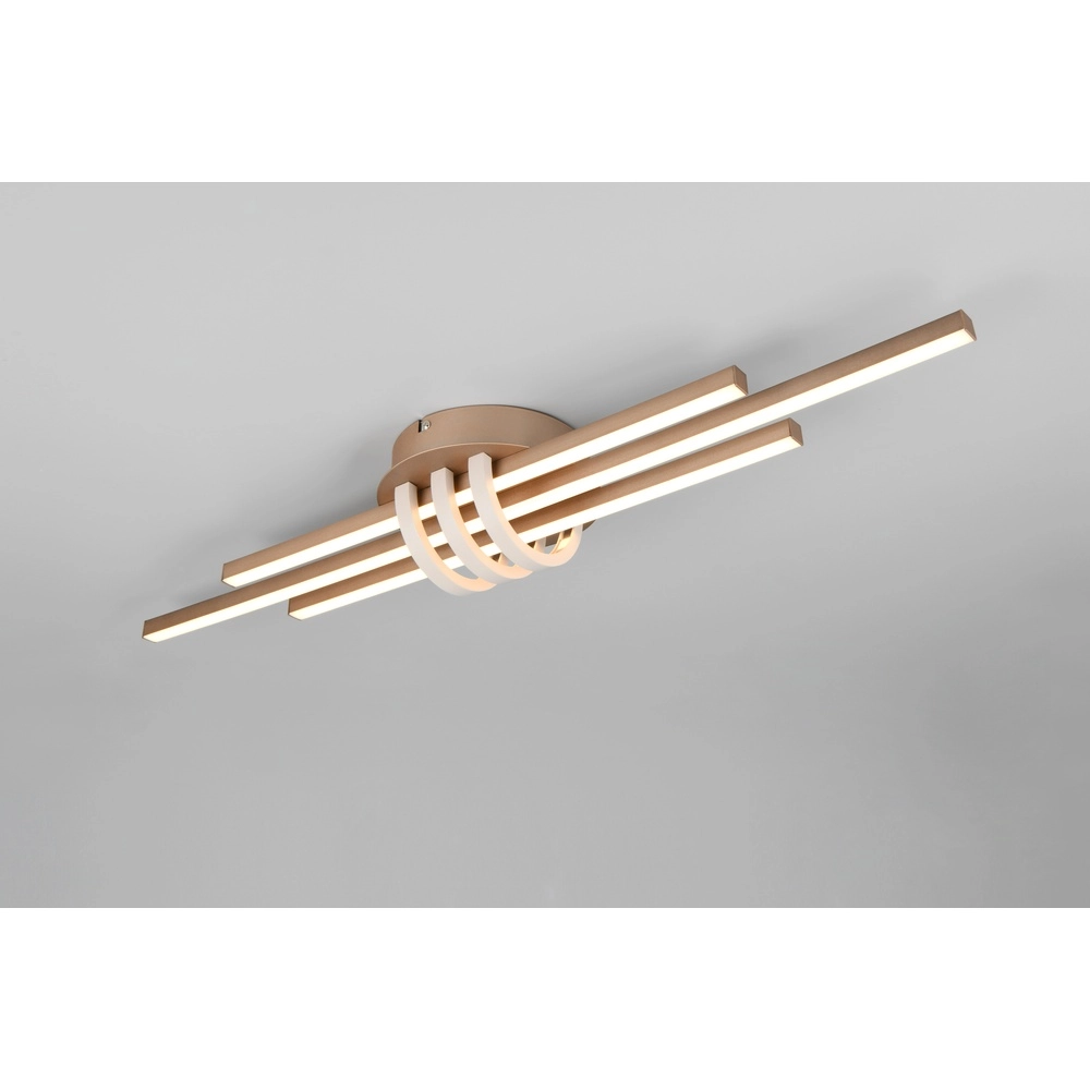 Ceiling lamp Cinto Design mocha brown Trio 4017807612486