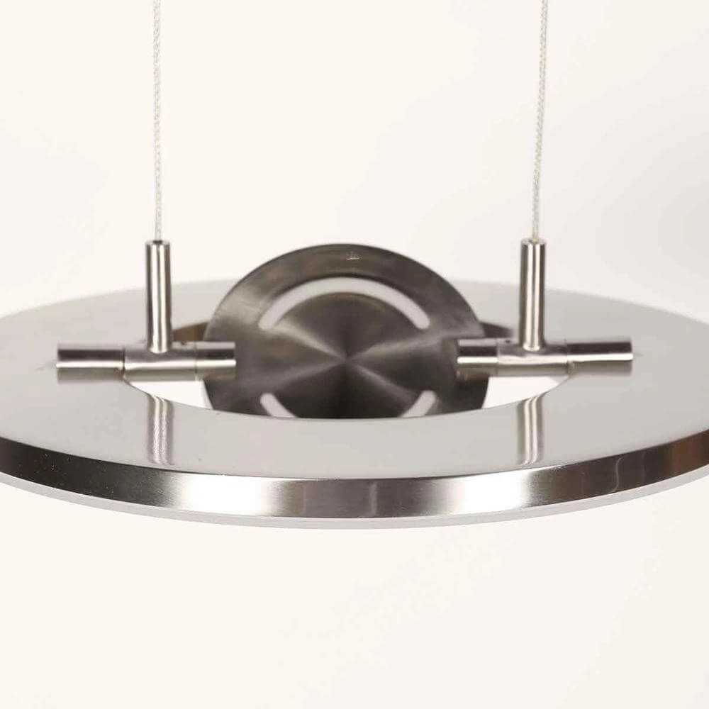 Sleek pendant lamp Soleil Ø 32cm grey Steinhauer 8712746176674