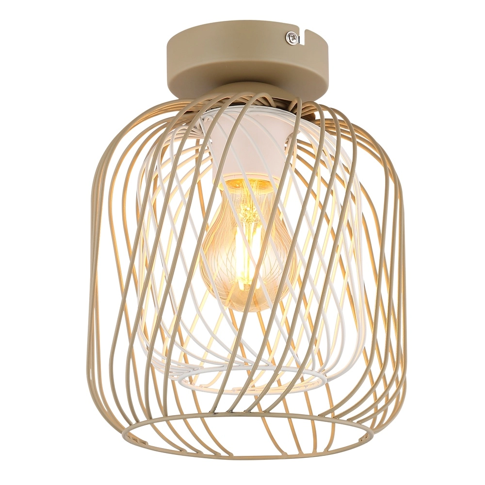 Ceiling lamp Dichti sand brown