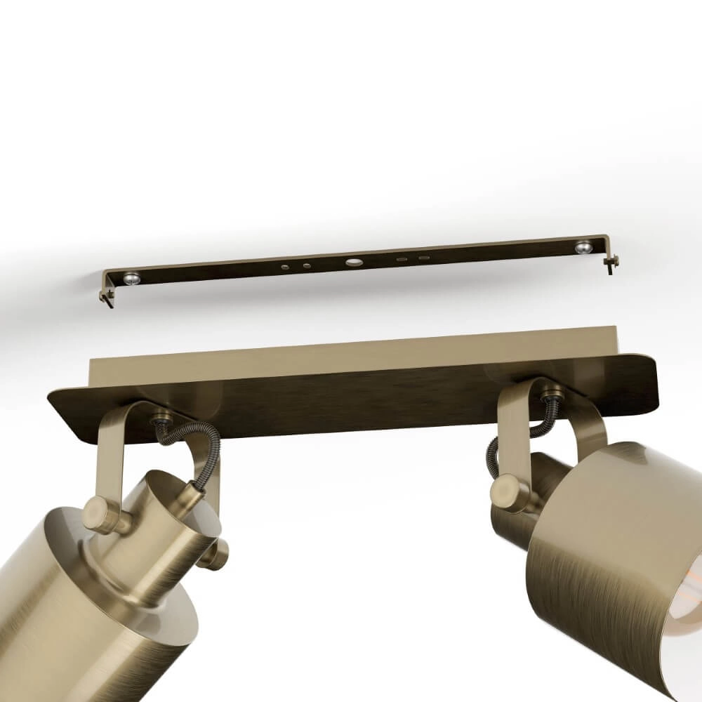 Brass ceiling spot Southery 2-light Eglo 9002759438180
