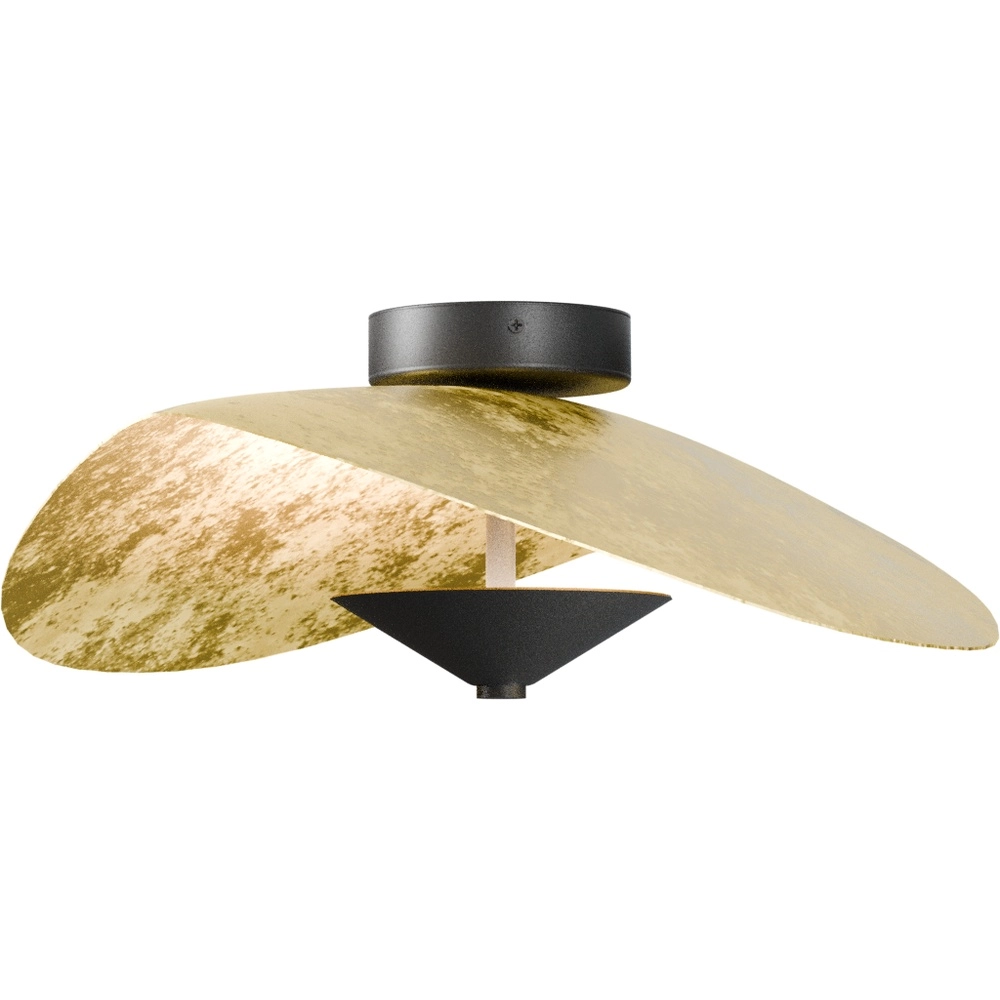Ø 45cm led ceiling light Lente Gold leaf