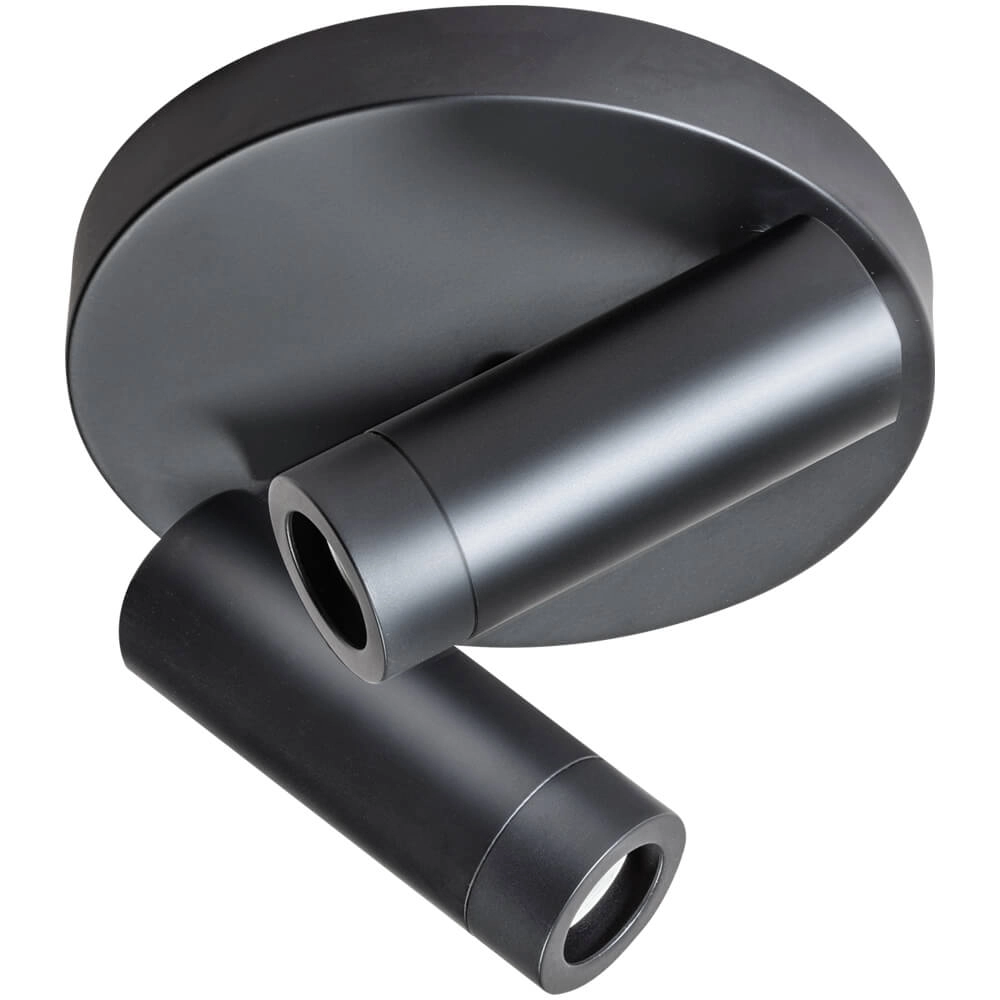 Double surface-mounted spotlight Miller black ETH 8720195303107