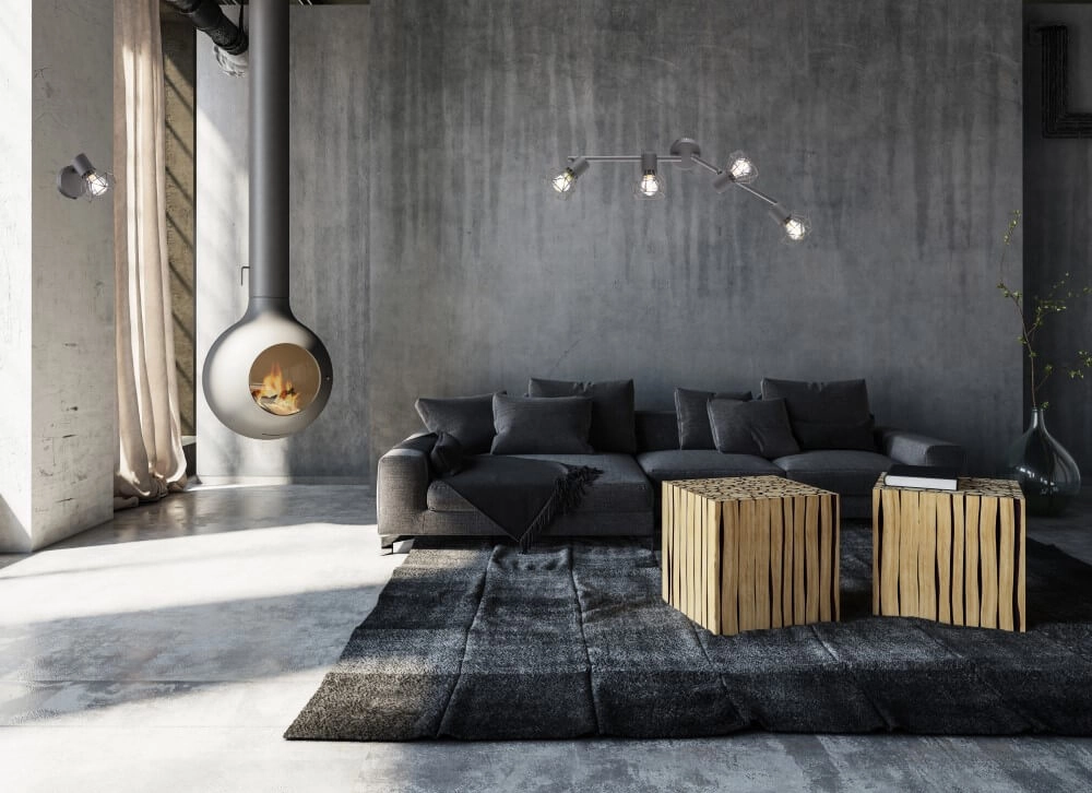 Trendy ceiling spotlight Ran 4-light Fischer & Honsel 4001133222662