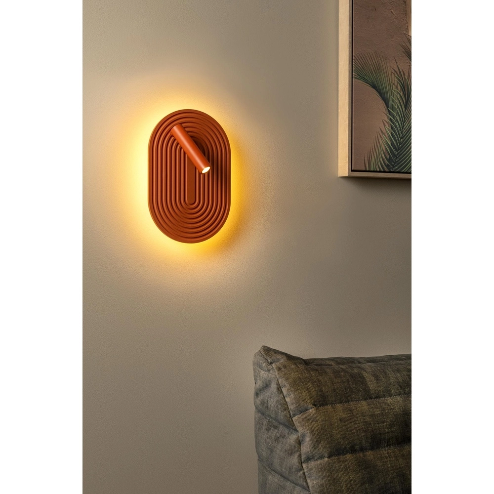 Design wall lamp Carmino terracotta Lucide 5411212771599