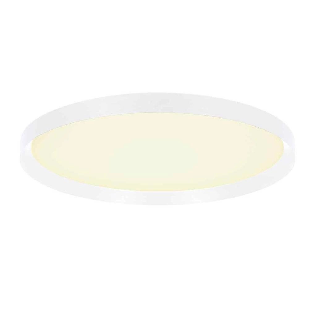 Sleek ceiling lamp Flady white Ø 50cm