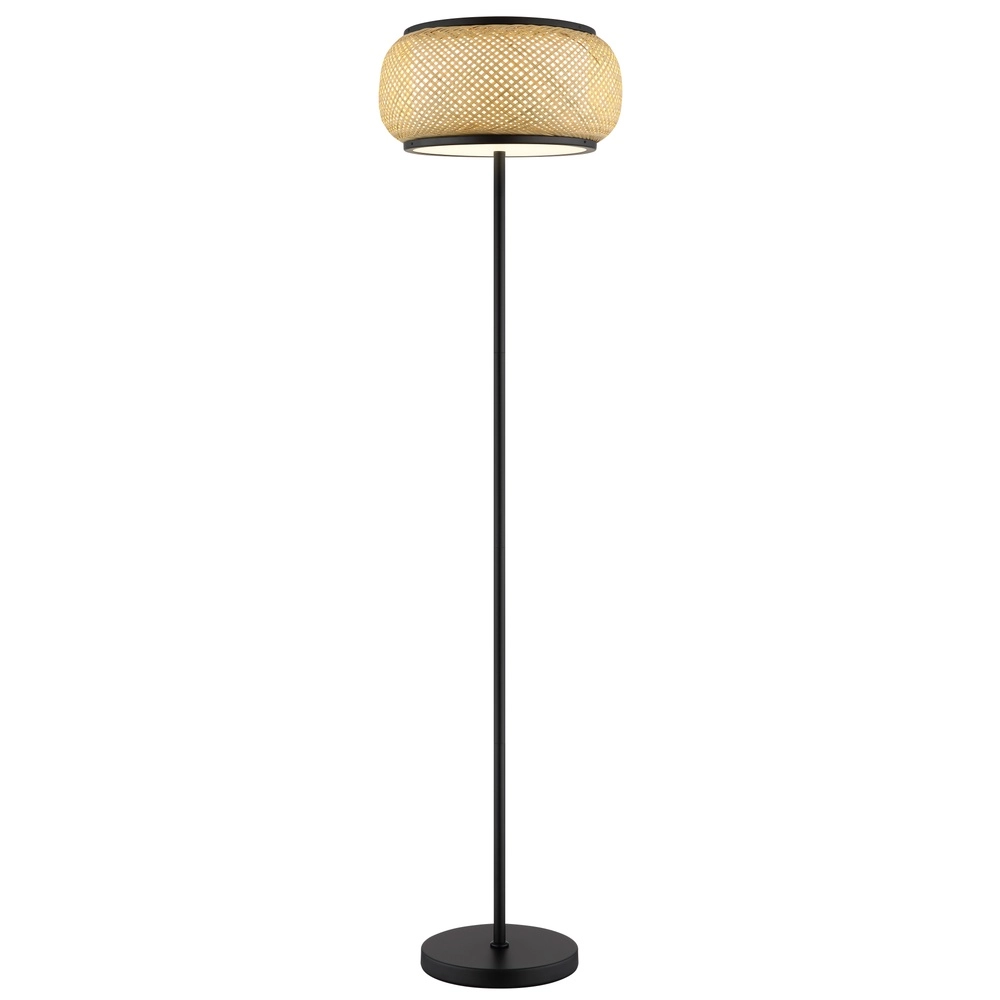 Floor lamp Bambora with bamboo Ø 38cm