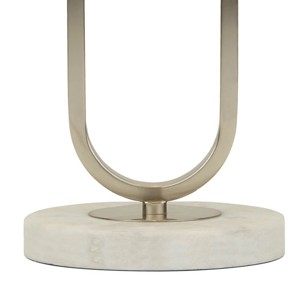 Table lamp Tablu marble with white shade Searchlight 5053423248547