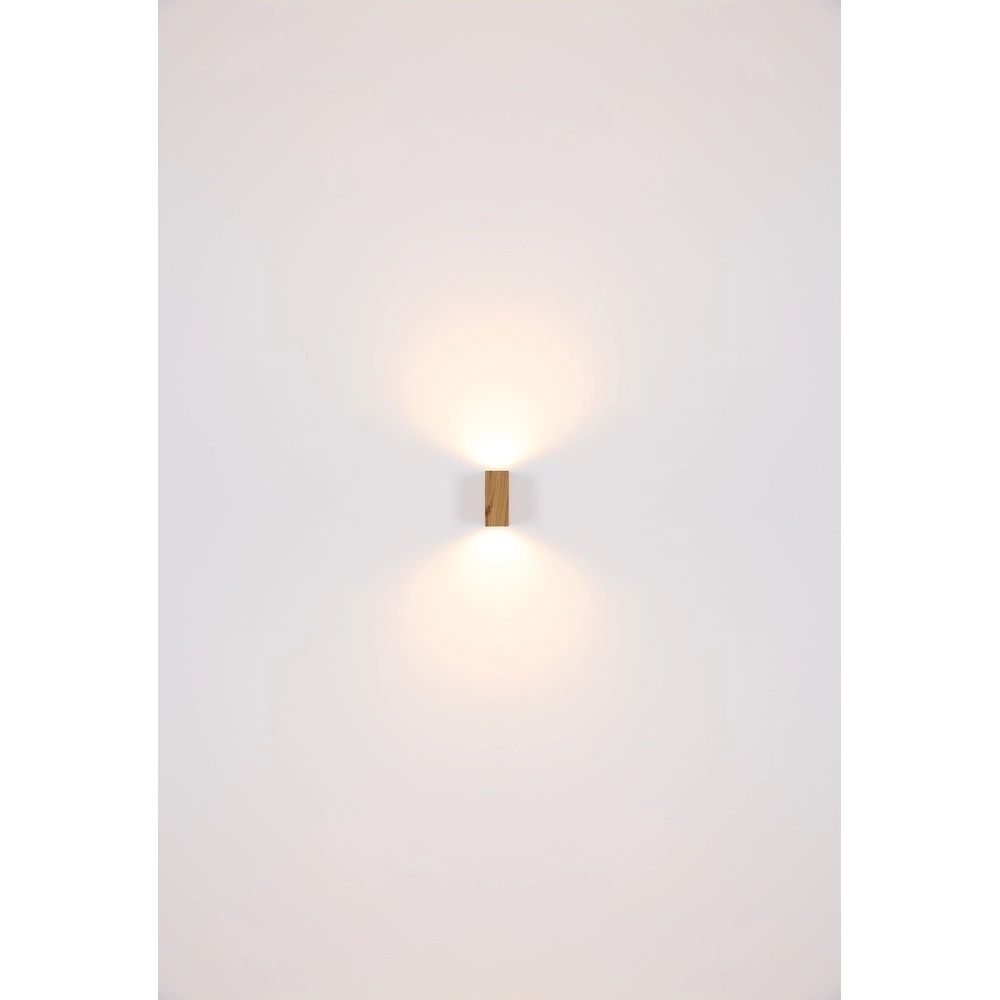 Sleek surface-mounted spot Veronika Up & Down Wood Globo 9007371444786