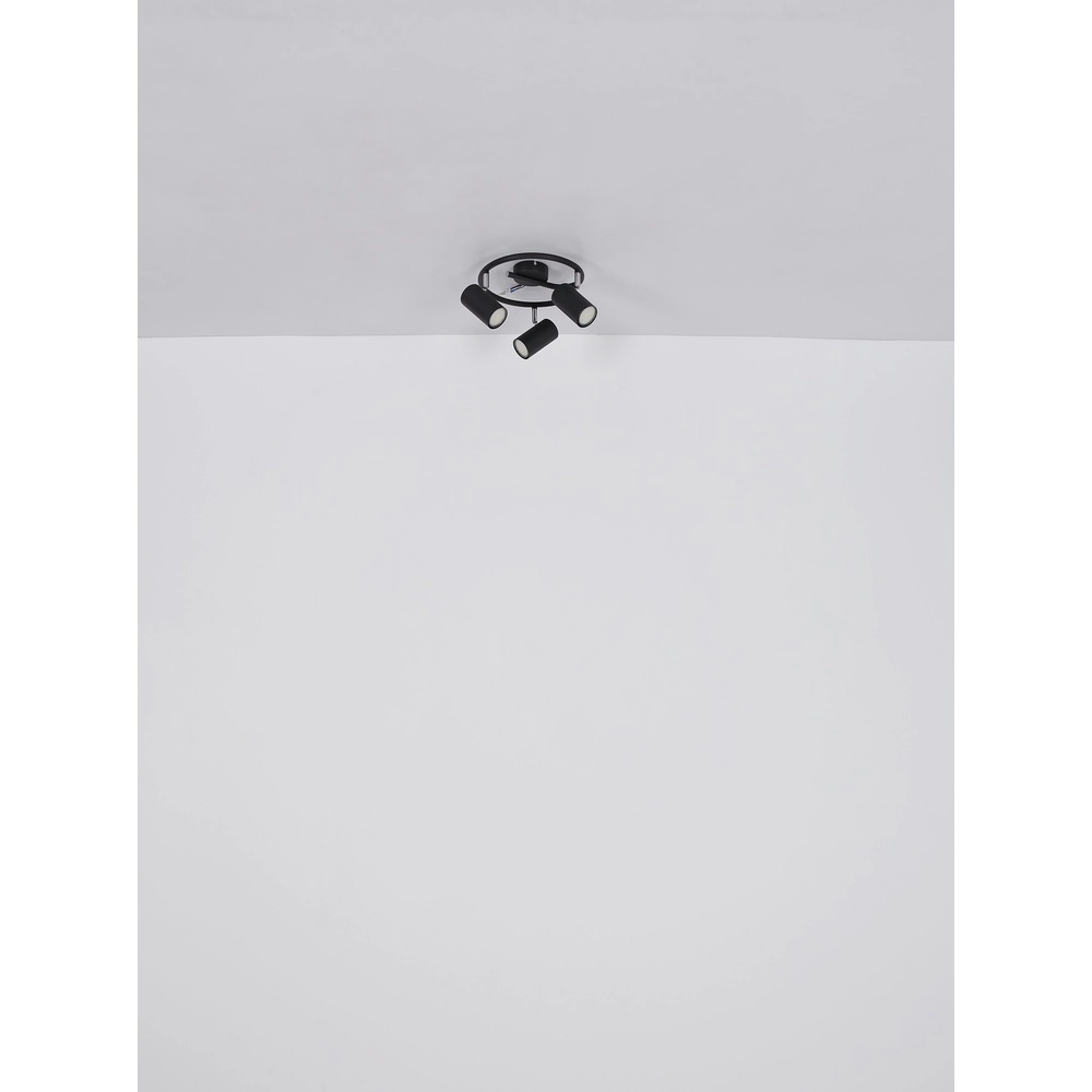 4-light ceiling lamp Allvi Black Globo 9007371451760