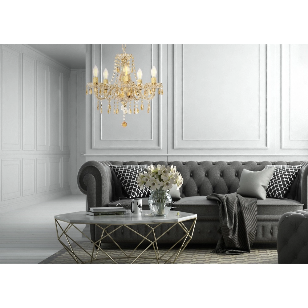 Chandelier Marie Ø 48cm gold Globo 4048194072768