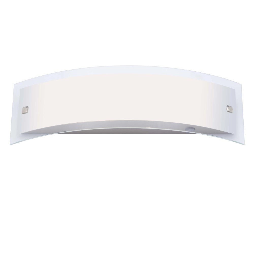 Glass wall lamp Elysee white