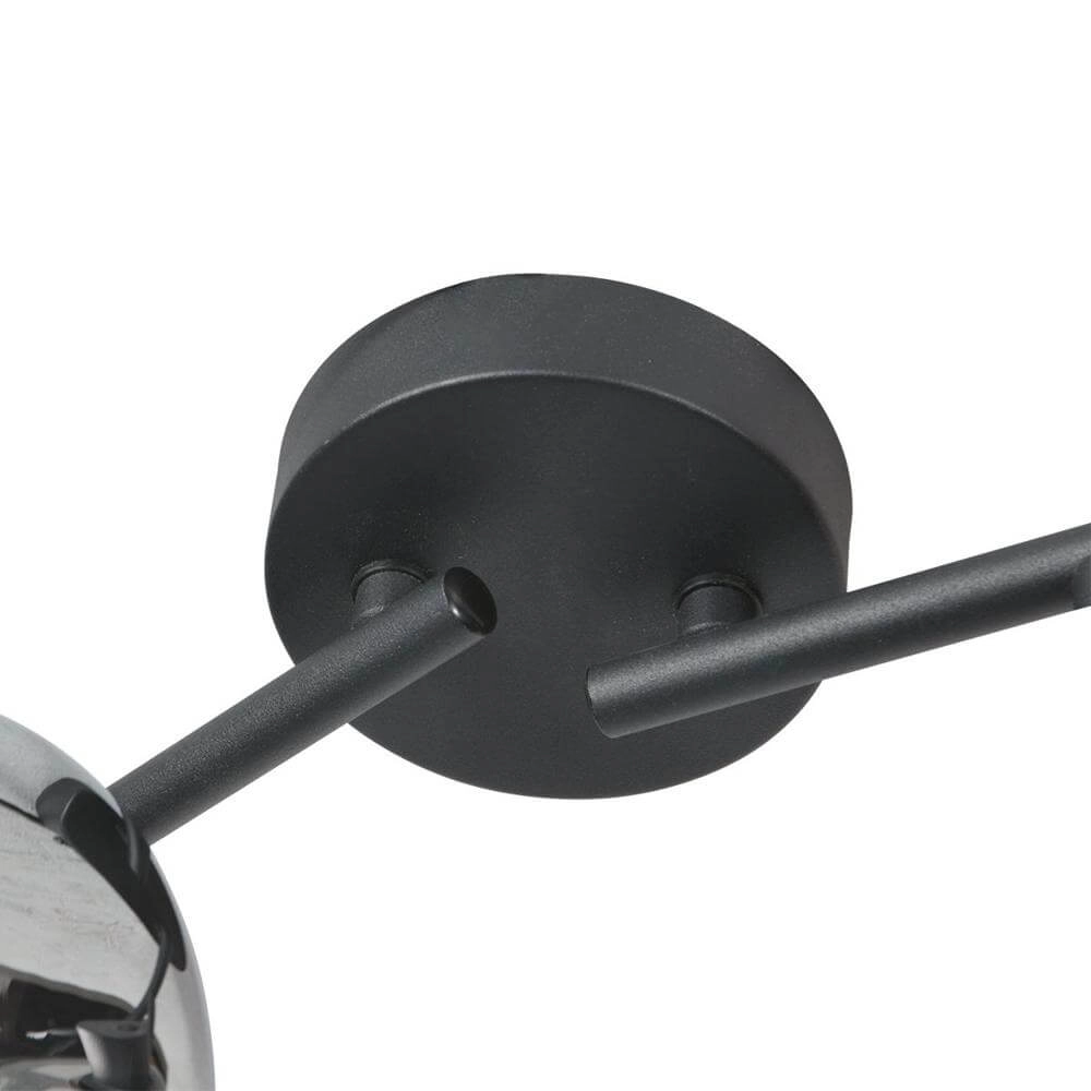 Black ceiling lamp Tenebris 4-light Steinhauer 8712746178135