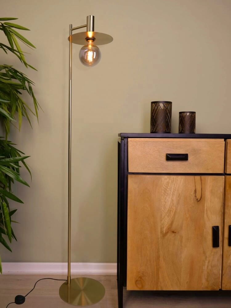 Golden floor lamp Escandell Eglo 9008606273911