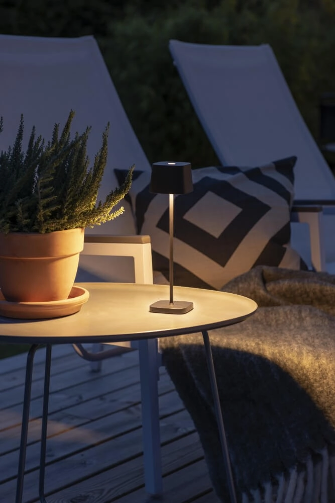 Wireless table lamp Capri mini black KonstSmide 7318307829754