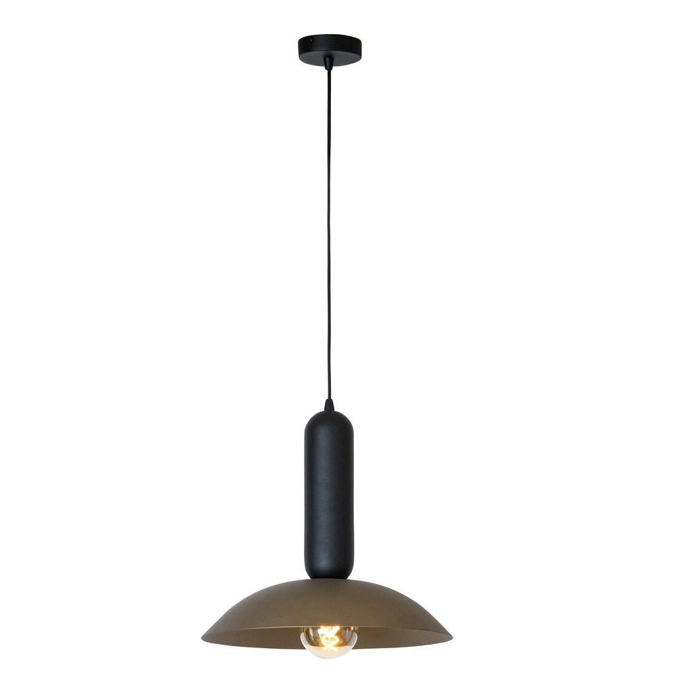 Pendant lamp Grantham coffee brown Lucide 5411212212375