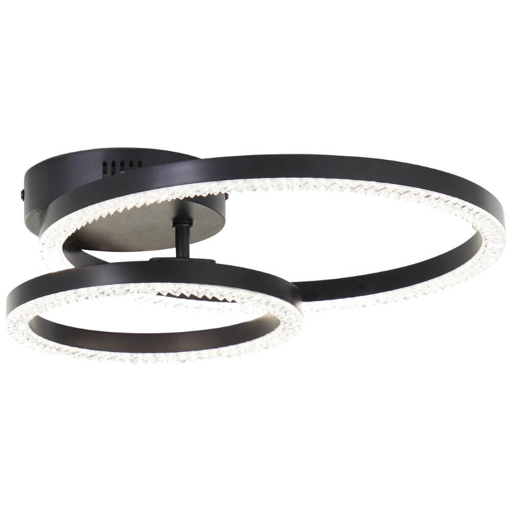 Black ceiling lamp Aurelia 2500lm Brilliant 4004353442124