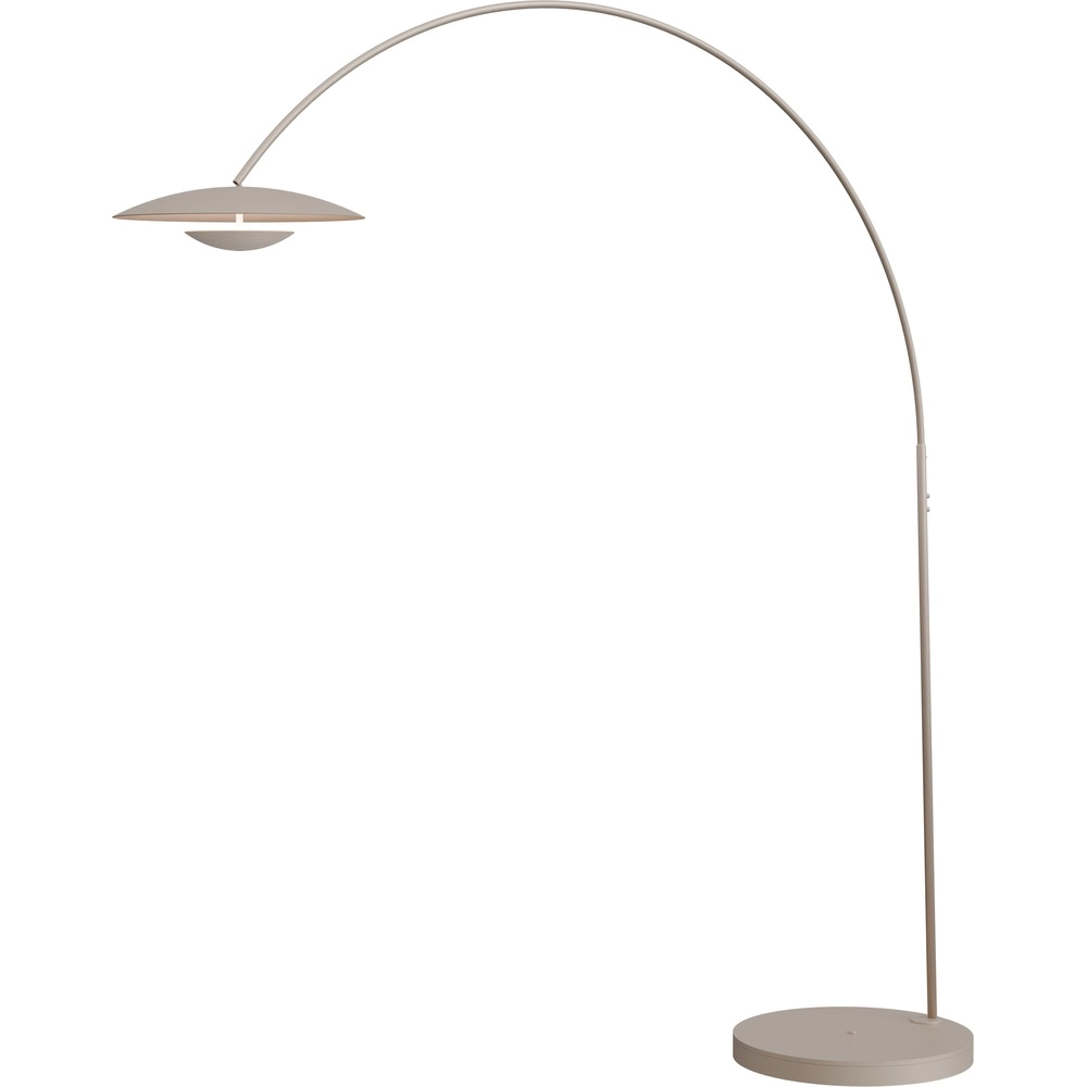Design arc lamp Scala beige terra
