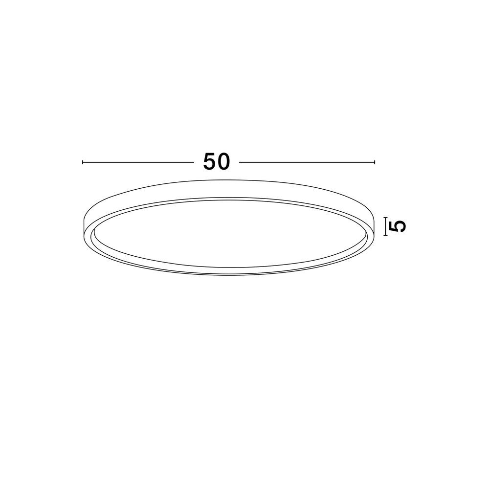 Ceiling light Istos Ø 50cm gold Lyora 5212017448910