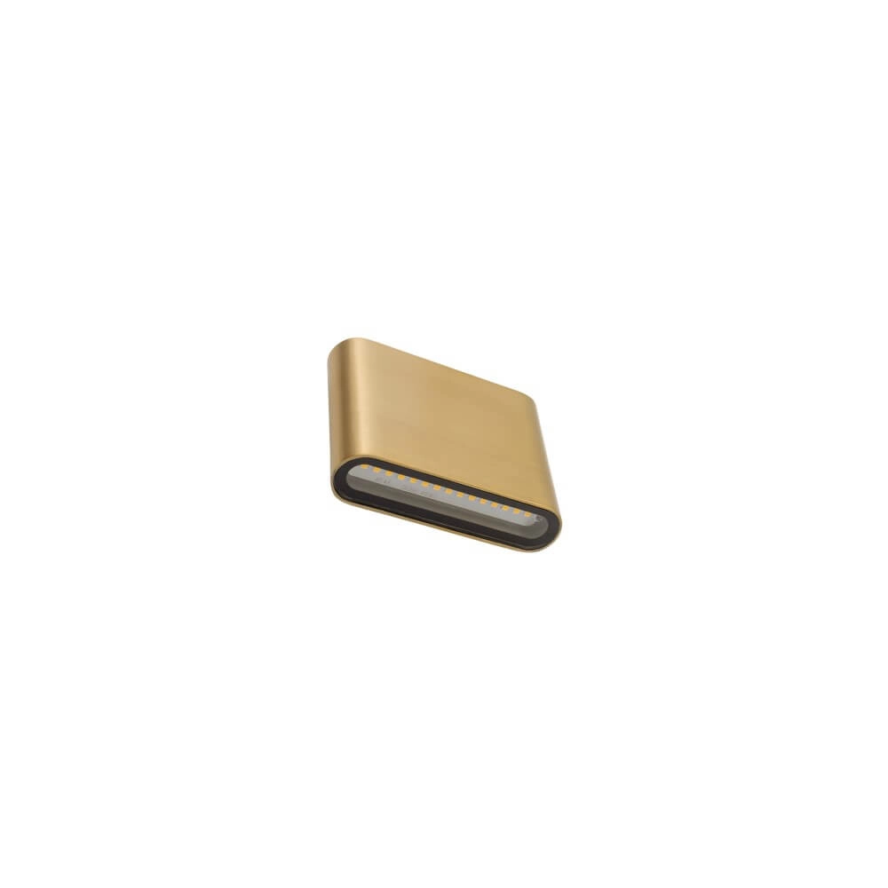 Brass wall lamp Semi S LED 11cm Lyora 5903139113656