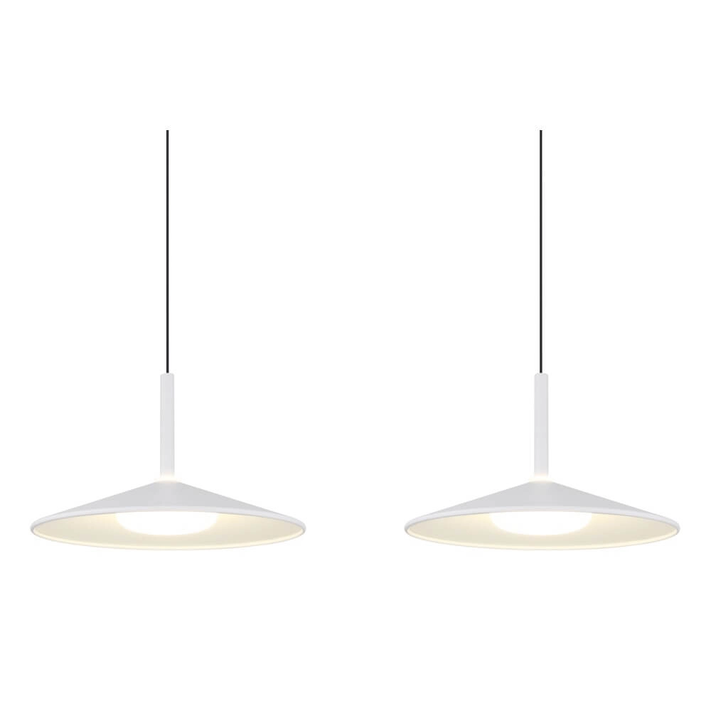 Design pendant lamp Lampone 3-light white Globo 9007371474806