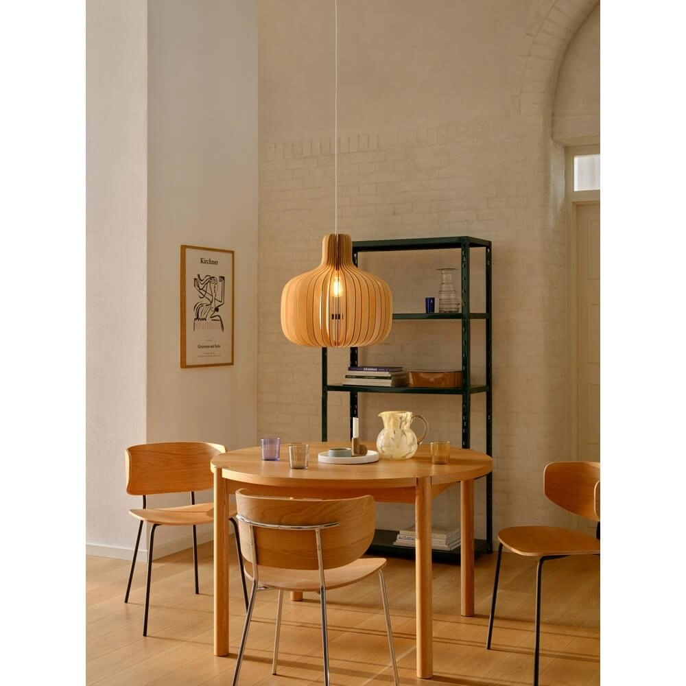 Design pendant lamp Hazo wood Ø 43cm Nordlux 5704924024276