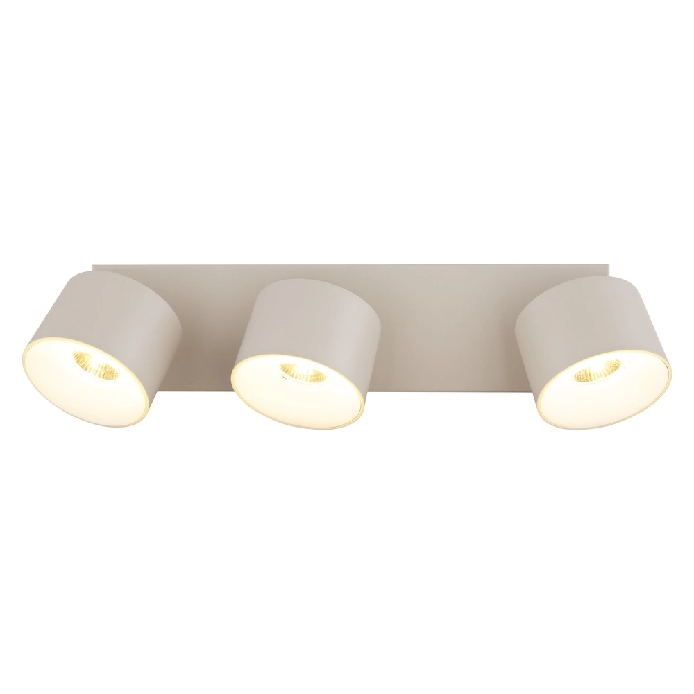 3-light ceiling spotlight Rae sand brown Globo 9007371566877