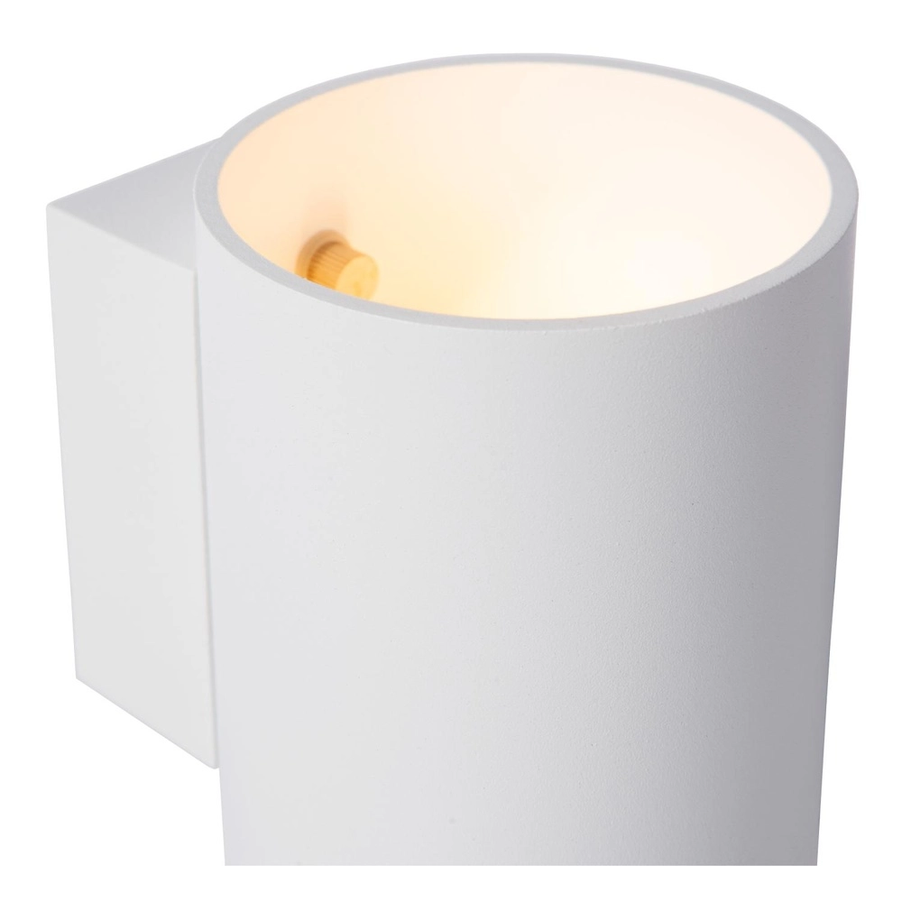 Wall lamp Xera Ø 8cm white Lucide 5411212233653