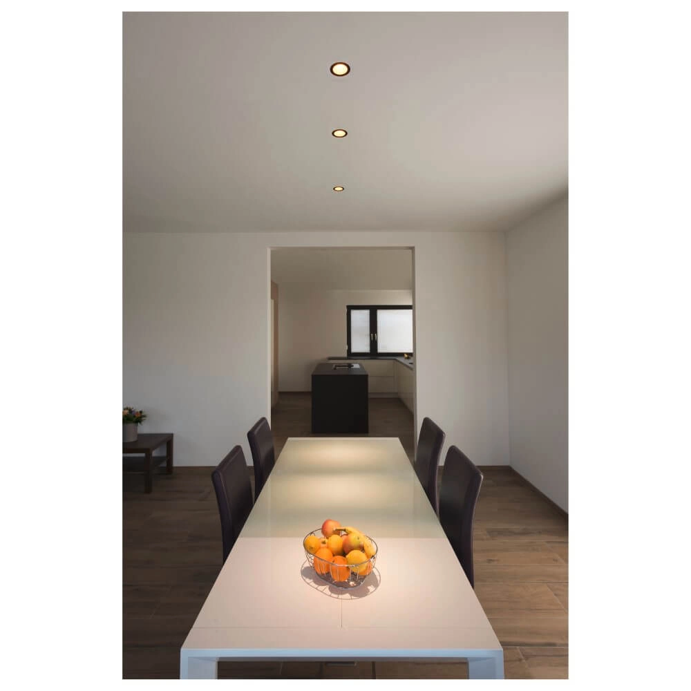 Led recessed spotlight Horn black with gold - deepened - 3000K SLV 4024163228190