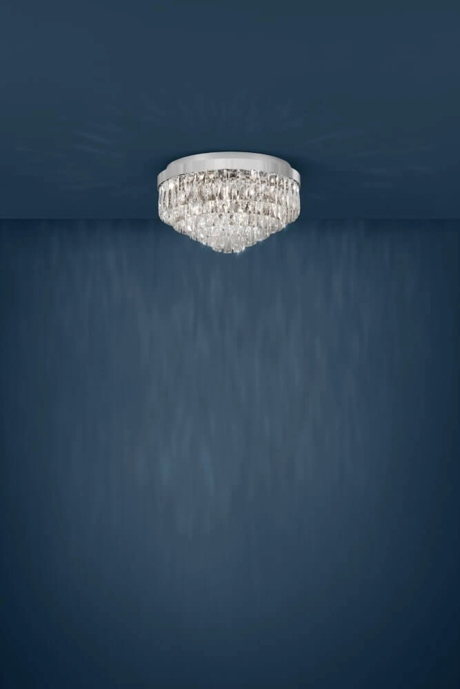 Ceiling chandelier Valparaiso 1 chrome Ø 48cm Stars of Light 9002759394899