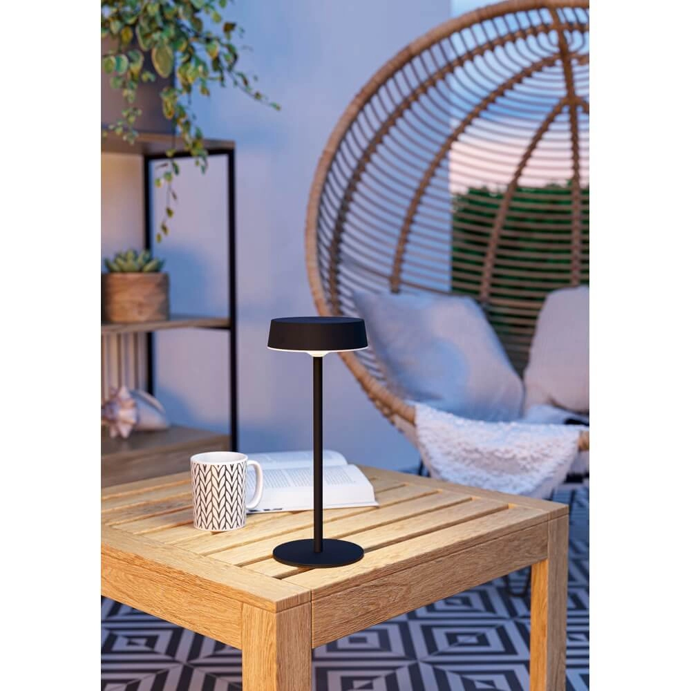 Sleek table lamp Simeri Hybrid Black Eglo 9002759758769