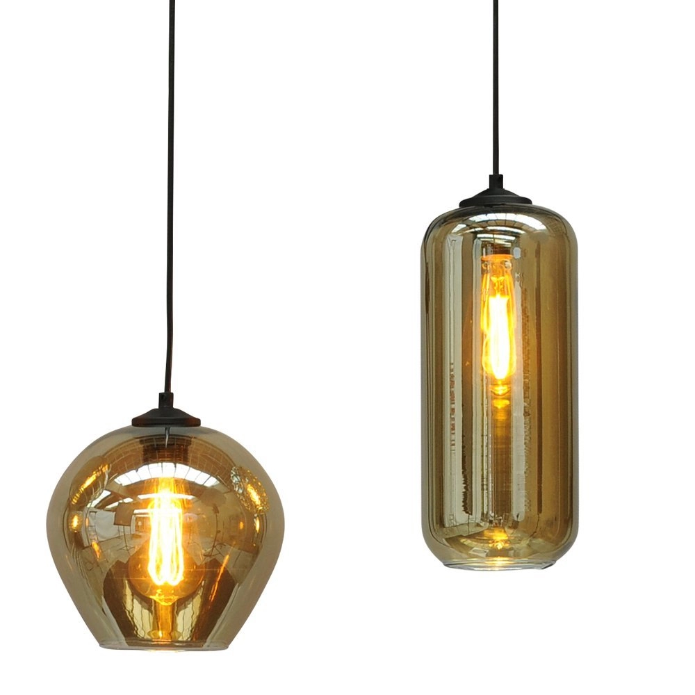 Glass dining room pendant lamp Quinto 5 Masterlight 8718121220017