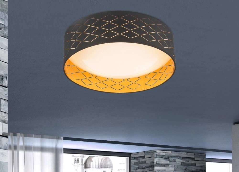LED ceiling light Clarke Ø 40cm Globo 9007371375158