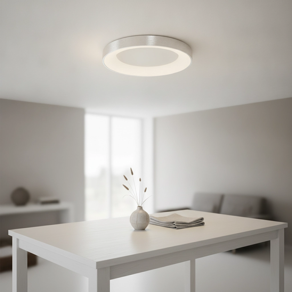 Ceiling lamp Rando Thin silver grey Ø 60cm