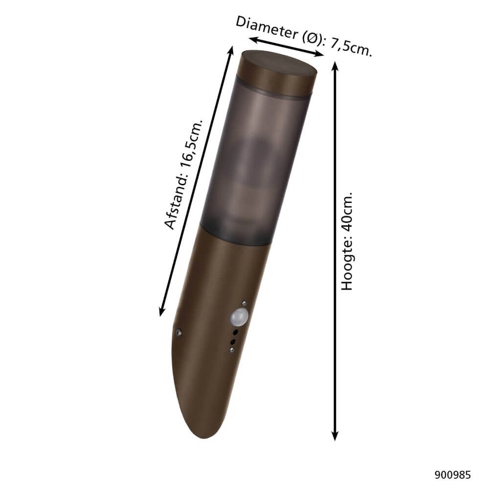 Wall lamp rust brown Helsinki design Eglo 9008606298150