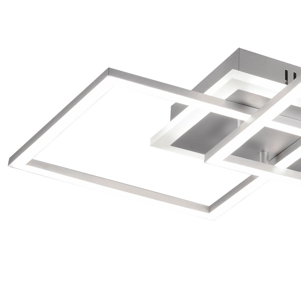 Square ceiling lamp Venida 57cm gray Trio 4017807451092