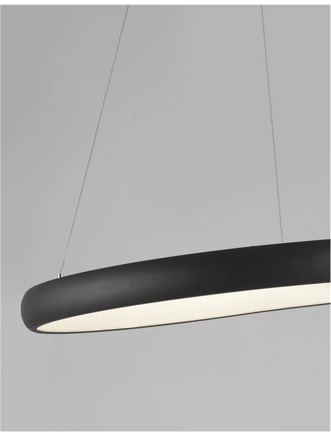 Design pendant lamp Albi black Ø 61cm Lyora 5212017416872