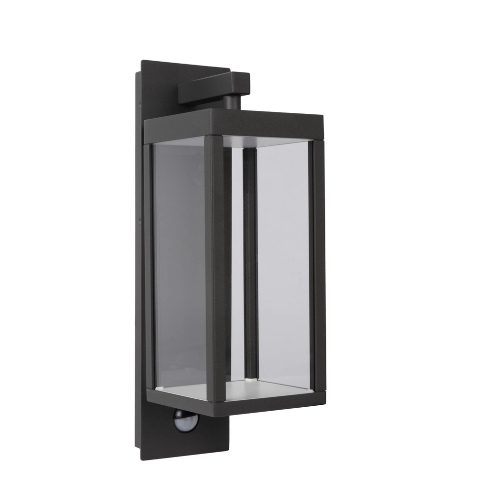 Desing wall lamp Clairette anthracite with motion sensor