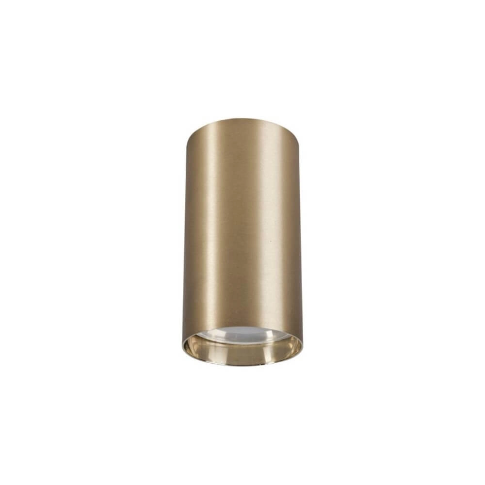 Gold surface-mounted spotlight Eye