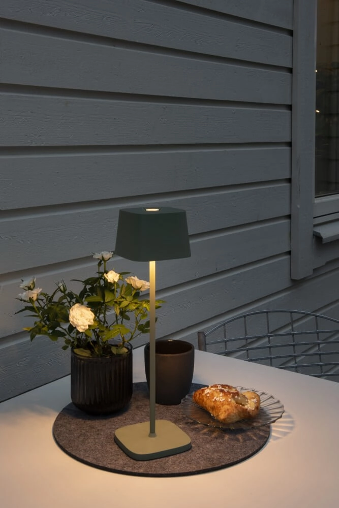 Wireless table lamp Capri green KonstSmide 7318307814637