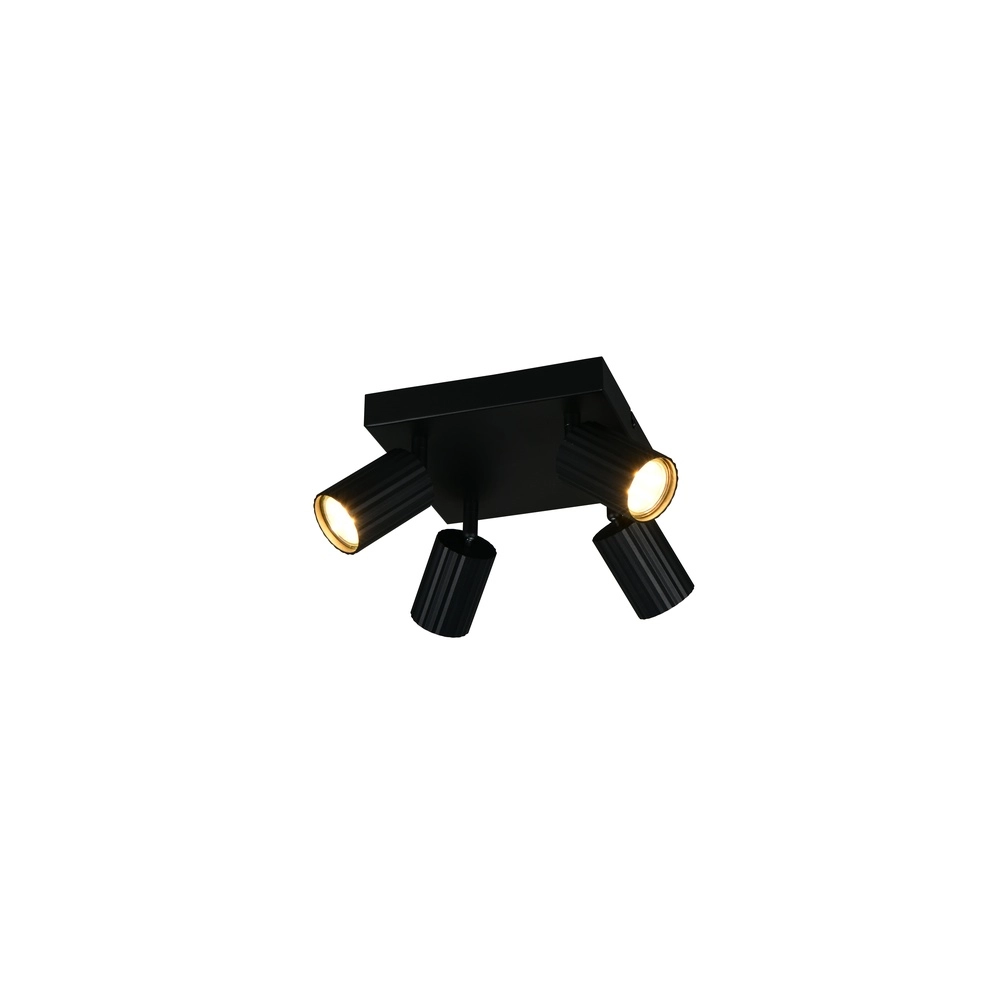 Surface-mounted spot Soka 4-light black