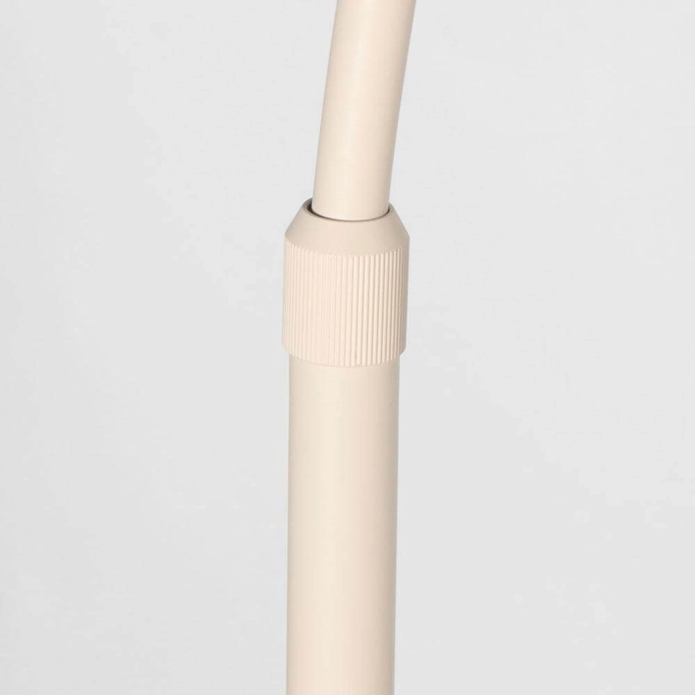 Arc lamp Sparkled Light cream with white ball shade Ø 45cm Steinhauer 8712746179958