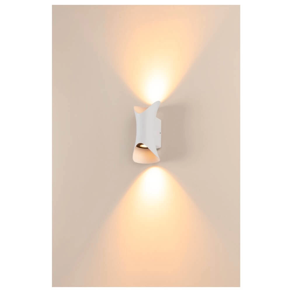 Large led up & downlighter Modela black SLV 4024163289139