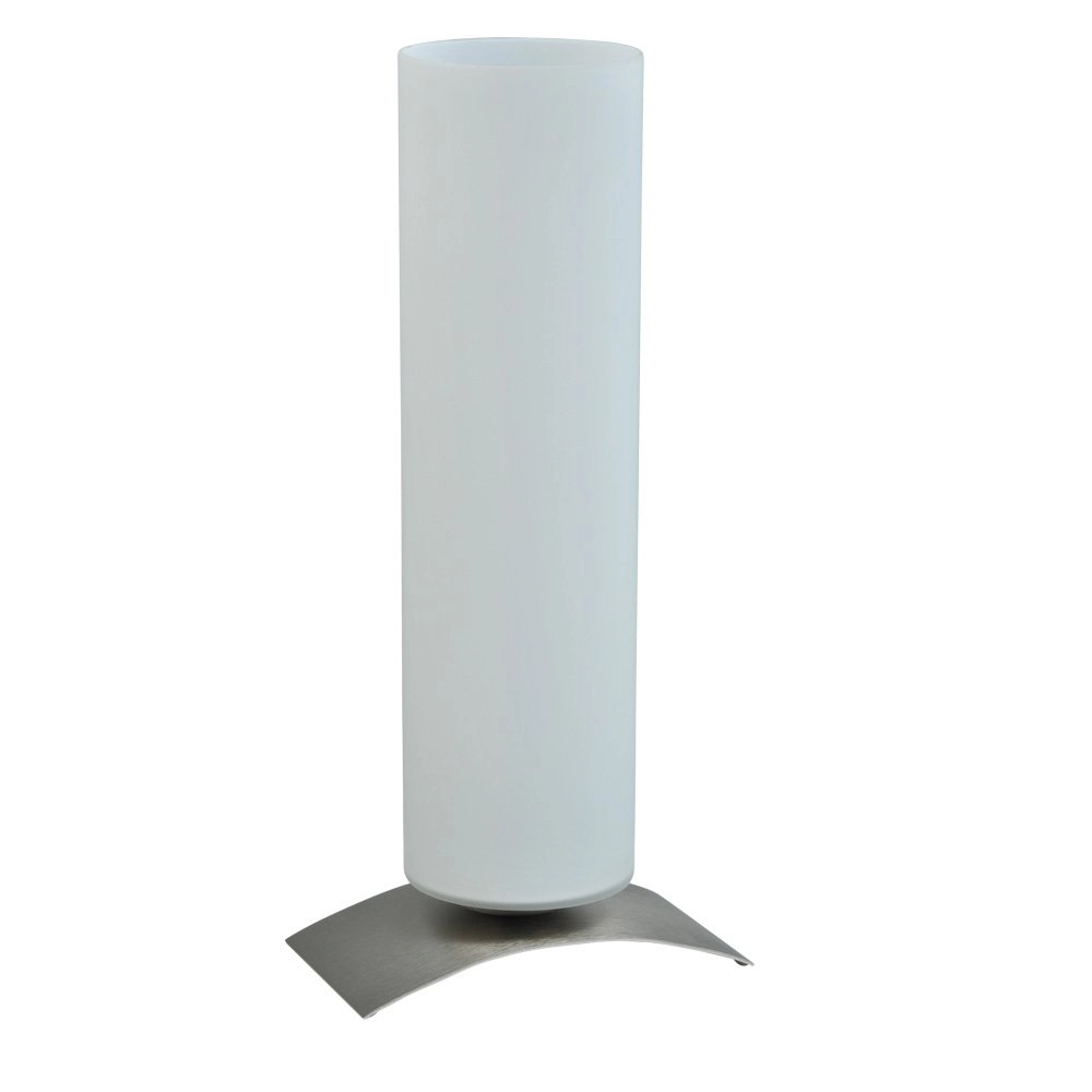Table lamp Oblica Round 39cm metallic gray
