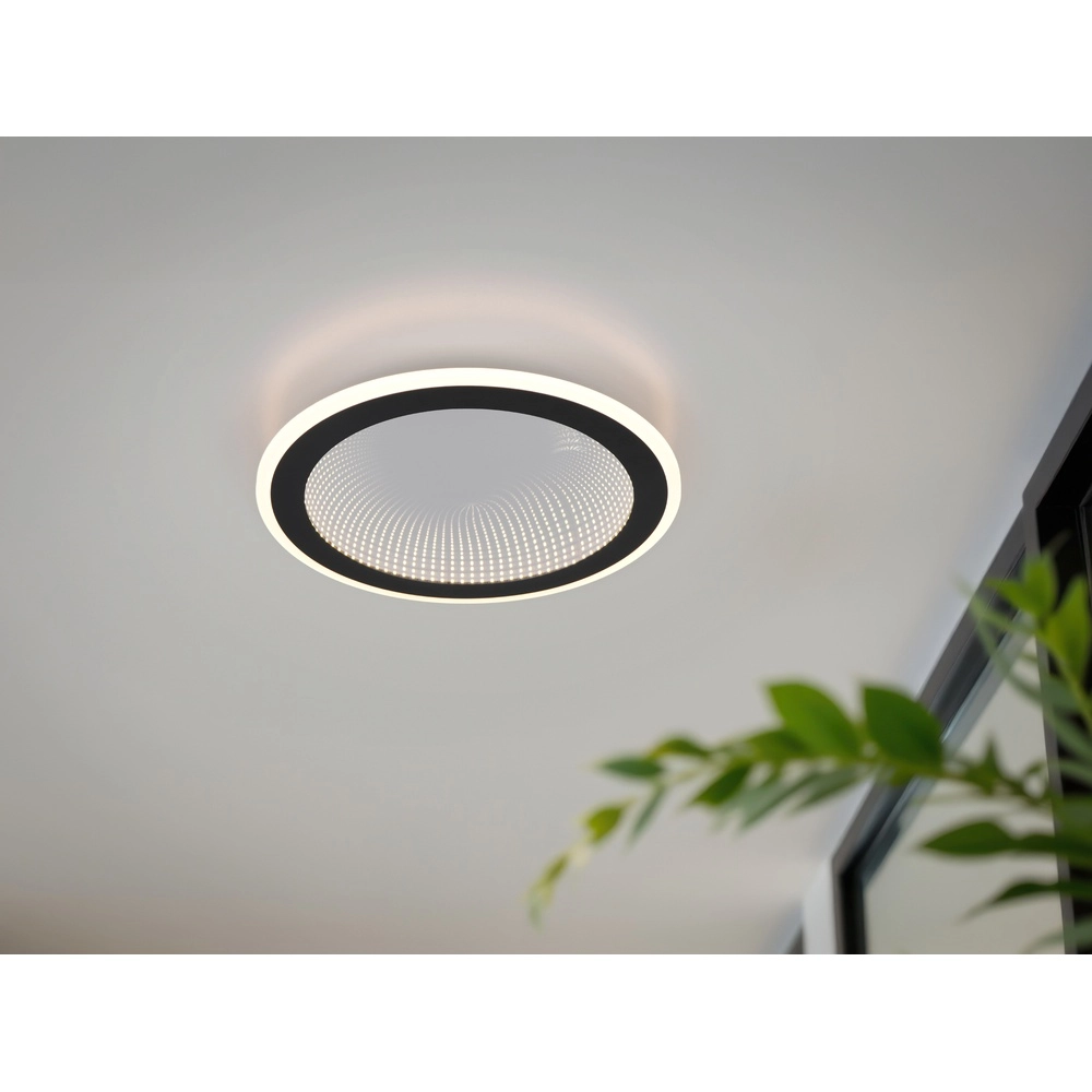 Design ceiling lamp Glace black Trio 4017807645705