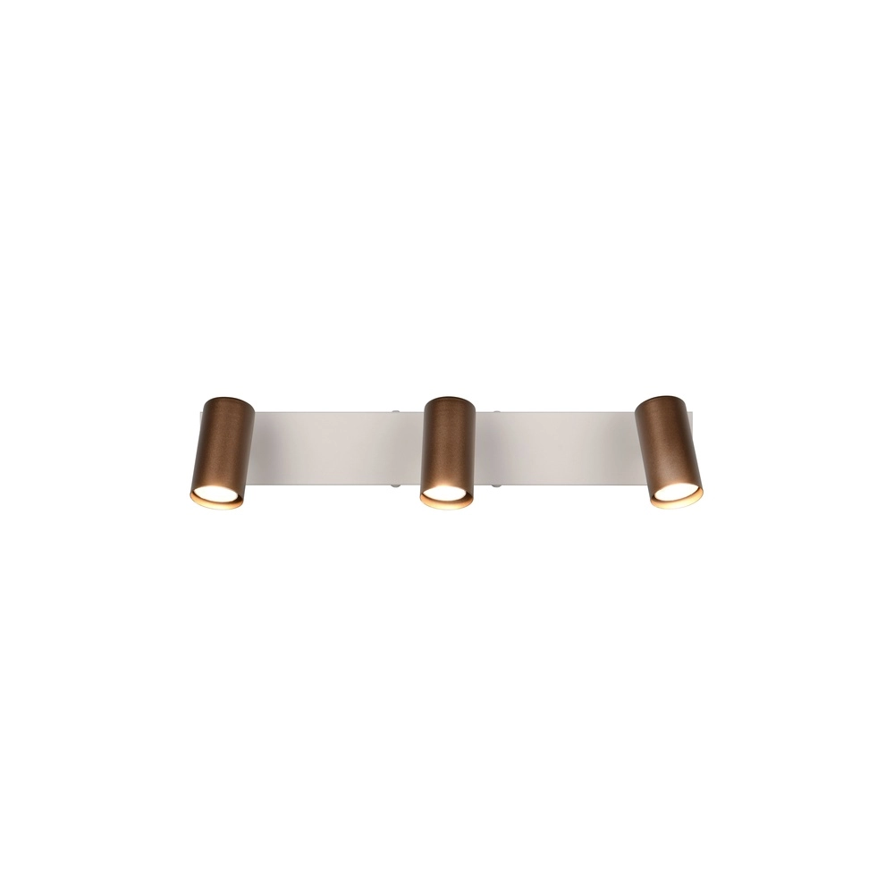 Surface-mounted spot Taryn 3-light mocha brown Trio 4017807685619