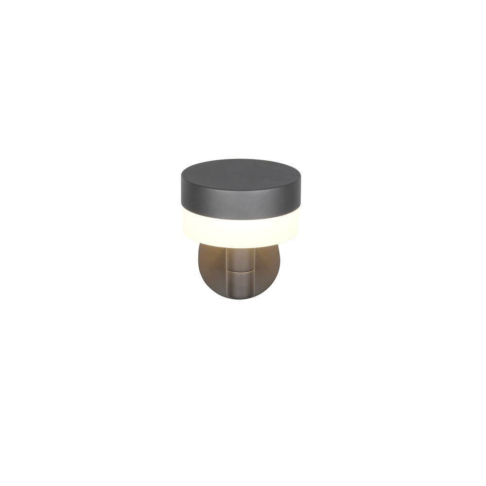 Design wall lamp Mackenzie anthracite with sensor Trio 4017807648539