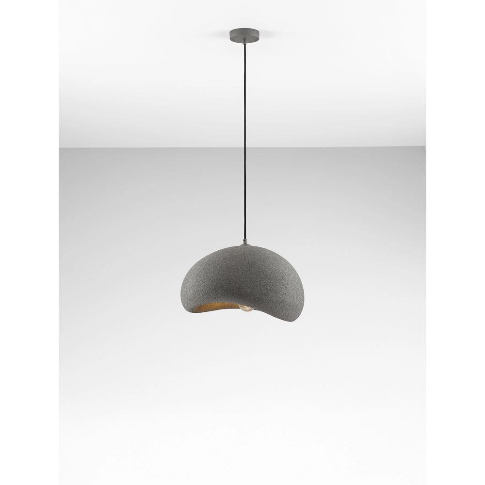 Natural pendant lamp Aere grey 40cm Lyora 5212017476692