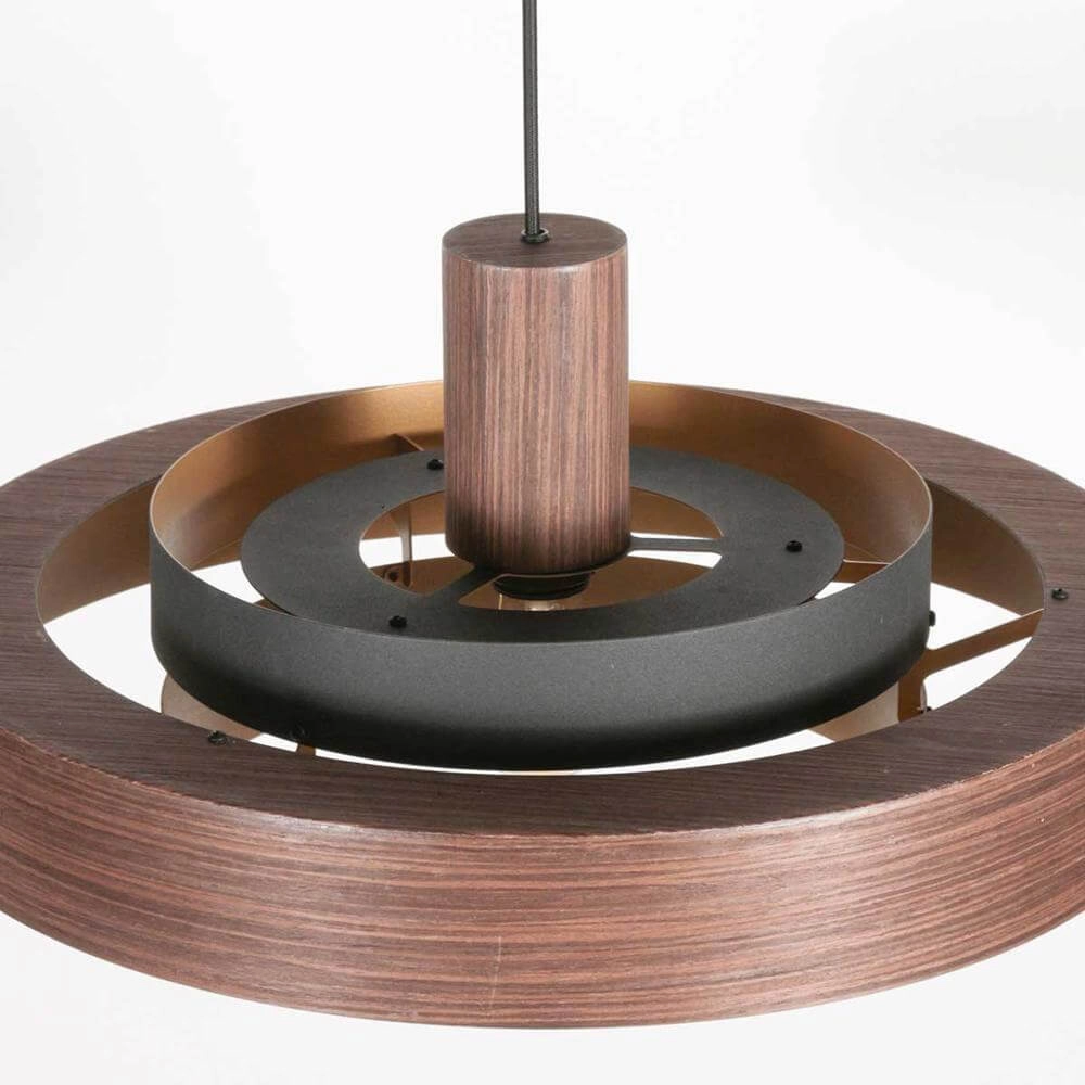 Pendant lamp Flinter Wood look Steinhauer 8712746177725